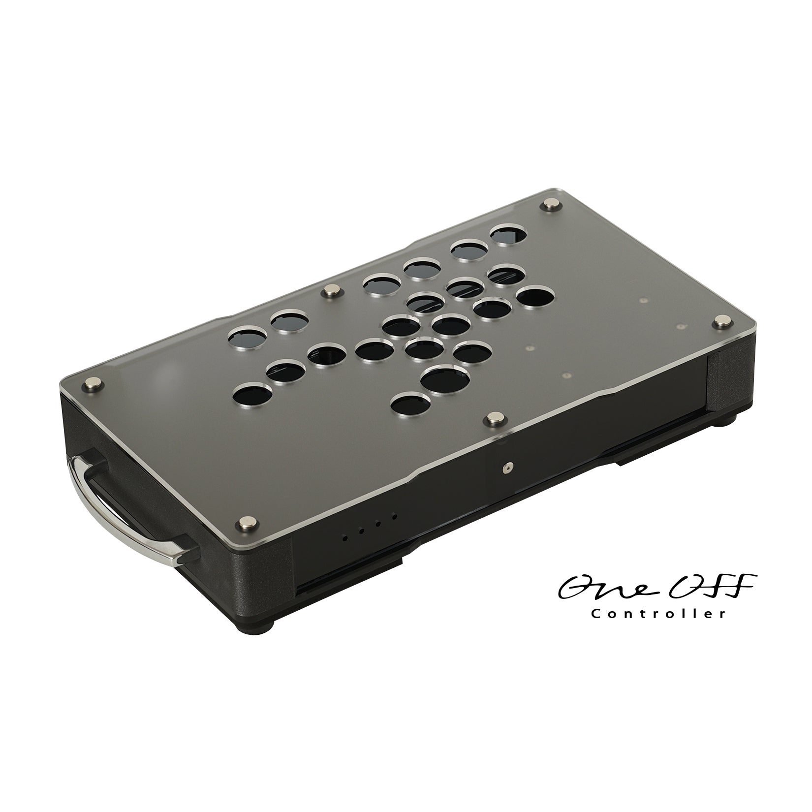 【ケースのみ】ゴム足・ハンドル付き レバーレス オーダーメイド アケコン