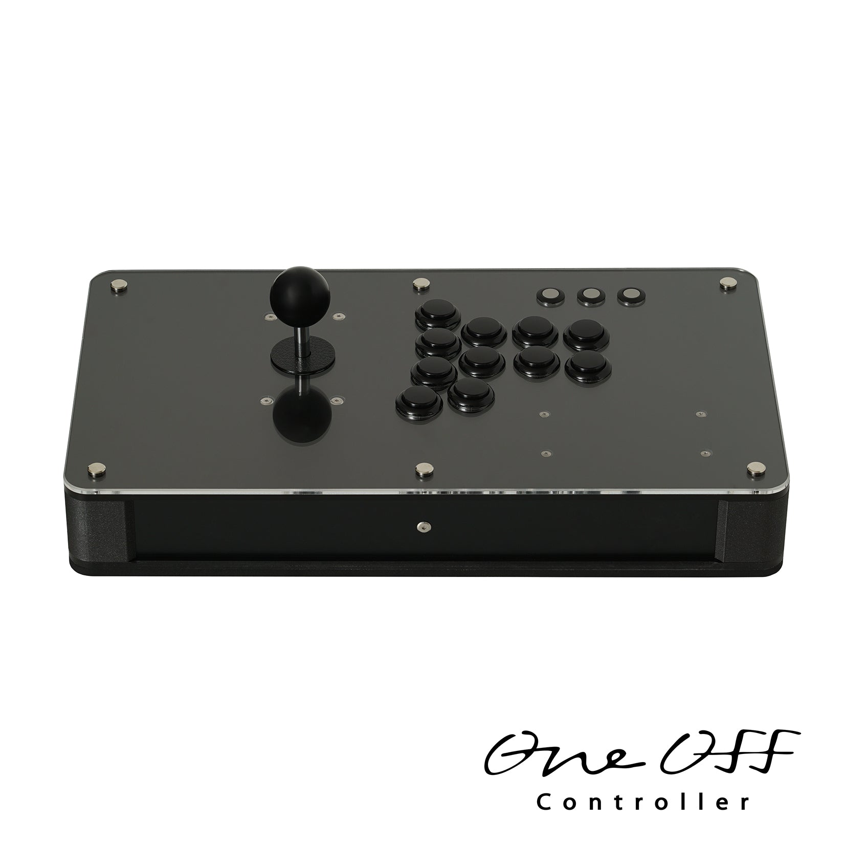 One-Off Controller レバータイプ アケコン マットブラック 正面