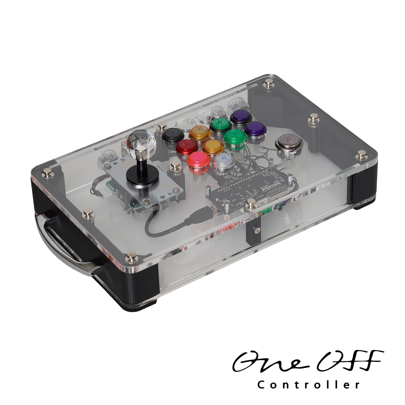 【完成品】ハンドル付き レバー オーダーメイド アケコン