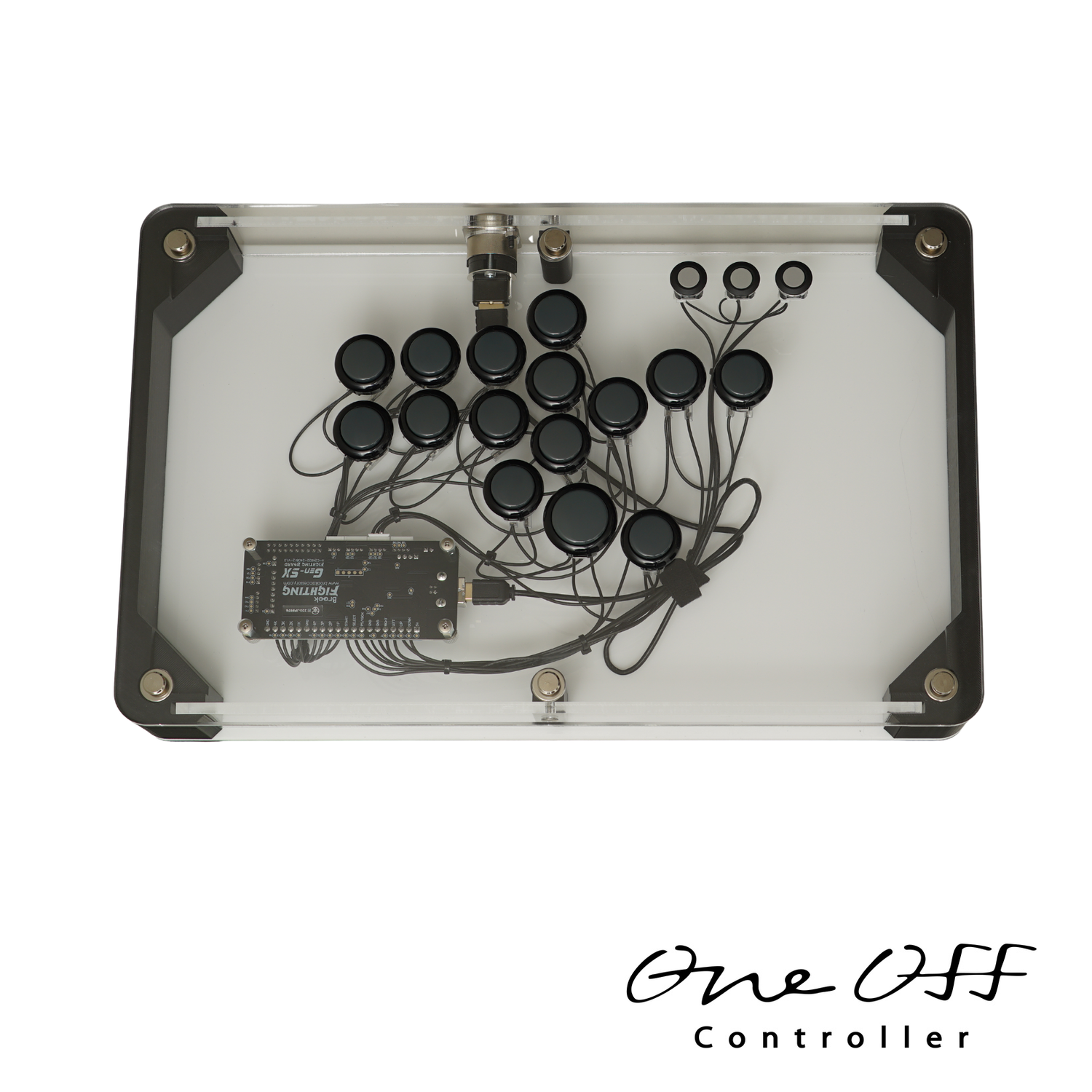 完成品】左右反転 レバーレス オーダーメイド アケコン 完成品】左右反転 レバーレス オーダーメイド アケコン