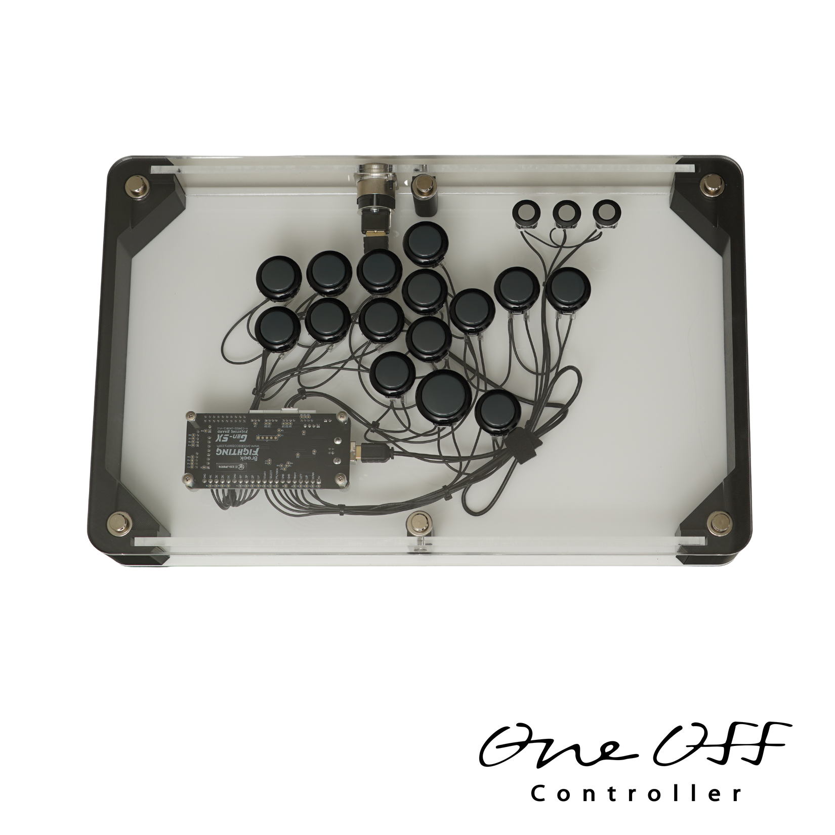【完成品】左右反転 レバーレス オーダーメイド アケコン