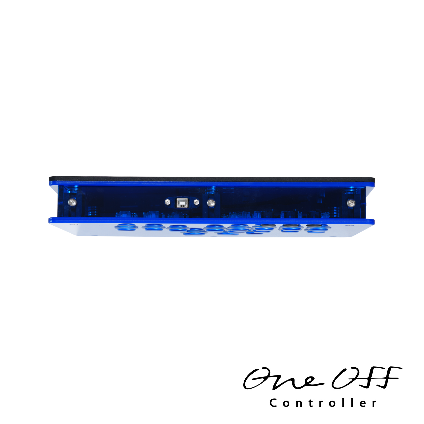 【1営業日以内に発送】レバーレス ブルー×クリアブルー（Punkworkshopボタン PS5対応）