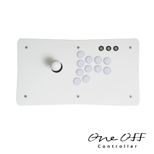 OneFRAME TE搭載 レバー アーケードコントローラー マットホワイト｜PS5/Switch/Xbox/PC対応 即納｜One-Off ...