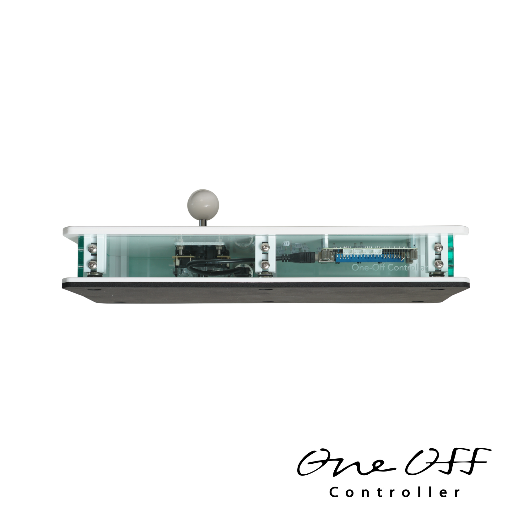 【1営業日以内に発送】レバー マットホワイト×ガラスカラー（OneFrame TE）