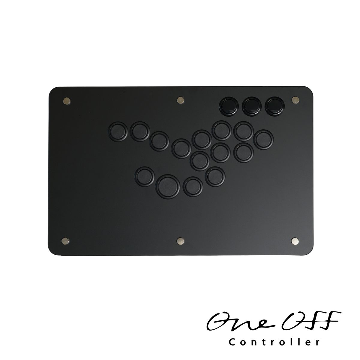 レバーレスコントローラー V1 マットブラック×マットブラック｜製作事例 #2029｜One-Off Controller