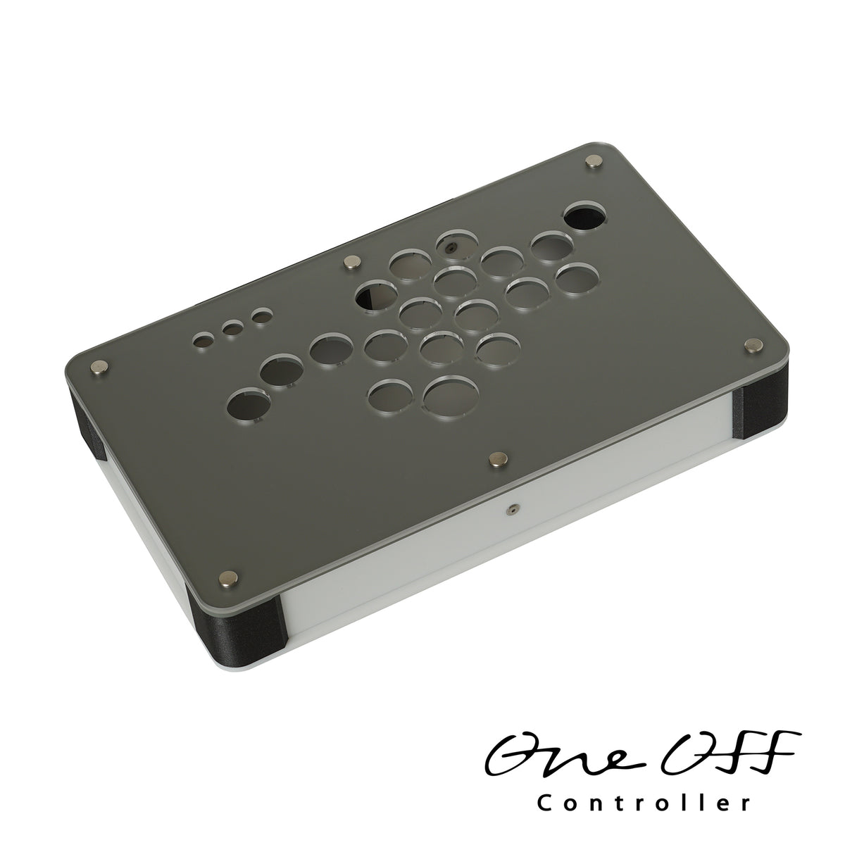 カスタムコントローラー 片面マットクリア×片面マットホワイト｜製作事例 #1402｜One-Off Controller