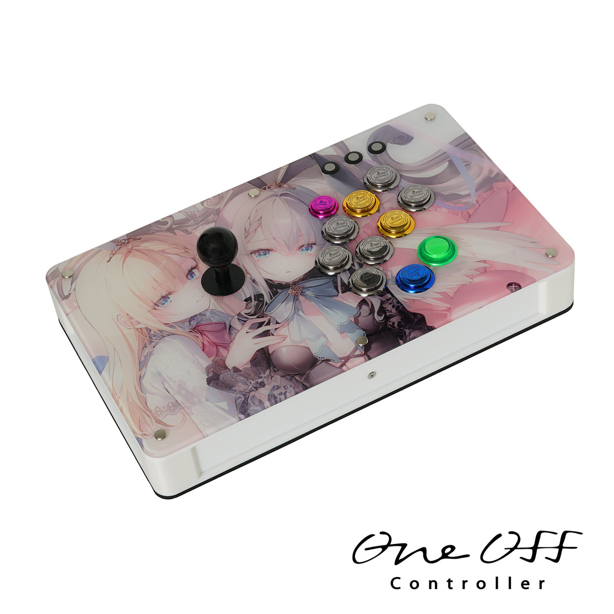 カスタムコントローラー クリア×白｜製作事例 #1409｜One-Off Controller