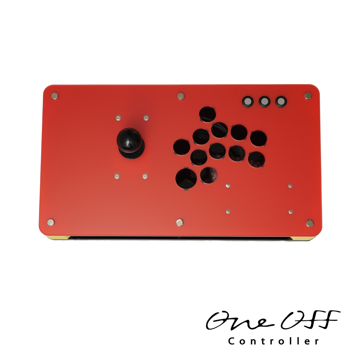 カスタムコントローラー 片面マットクリア×黒｜製作事例 #1653｜One-Off Controller