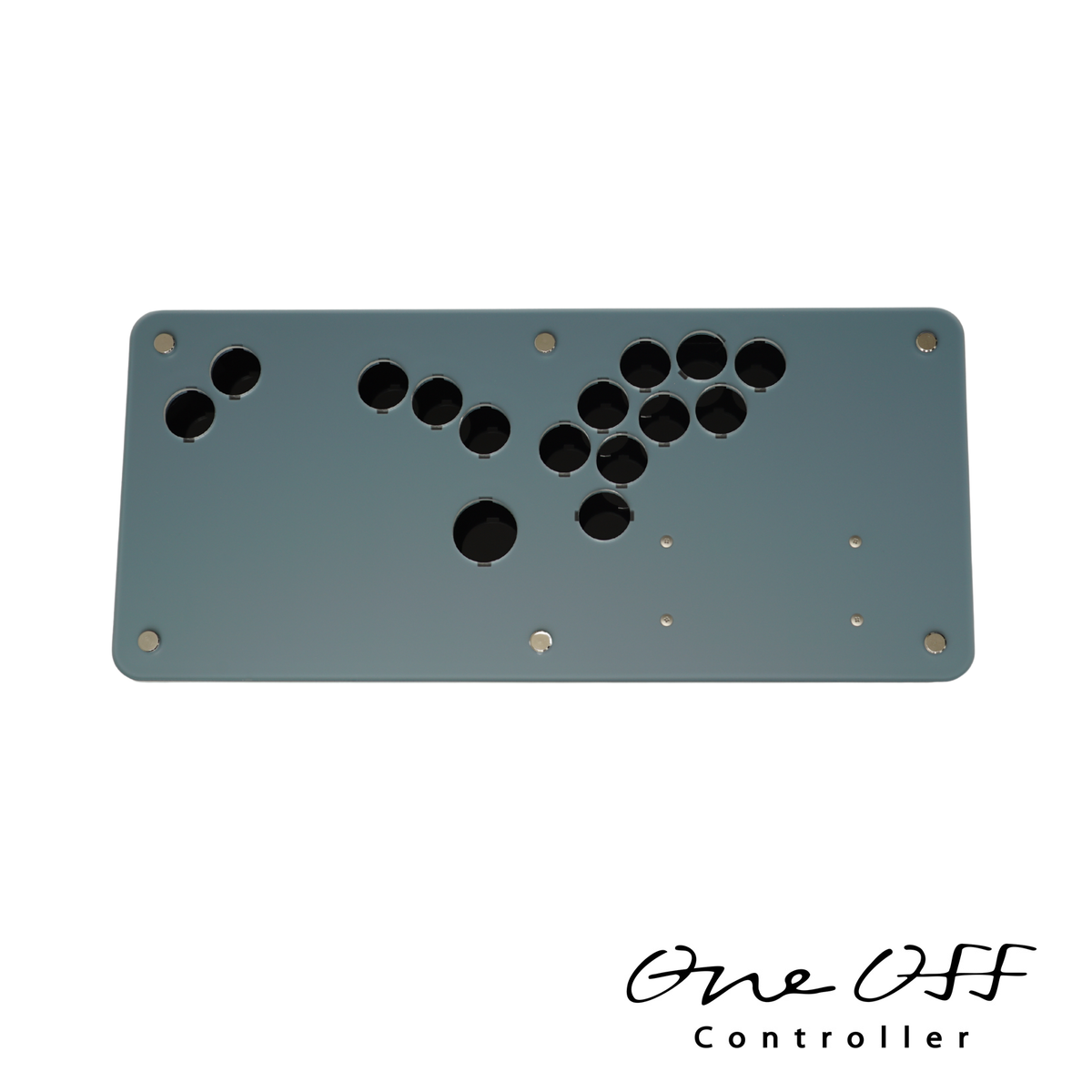 カスタムコントローラー 片面マットクリア×グレースモーク｜製作事例 #1836｜One-Off Controller