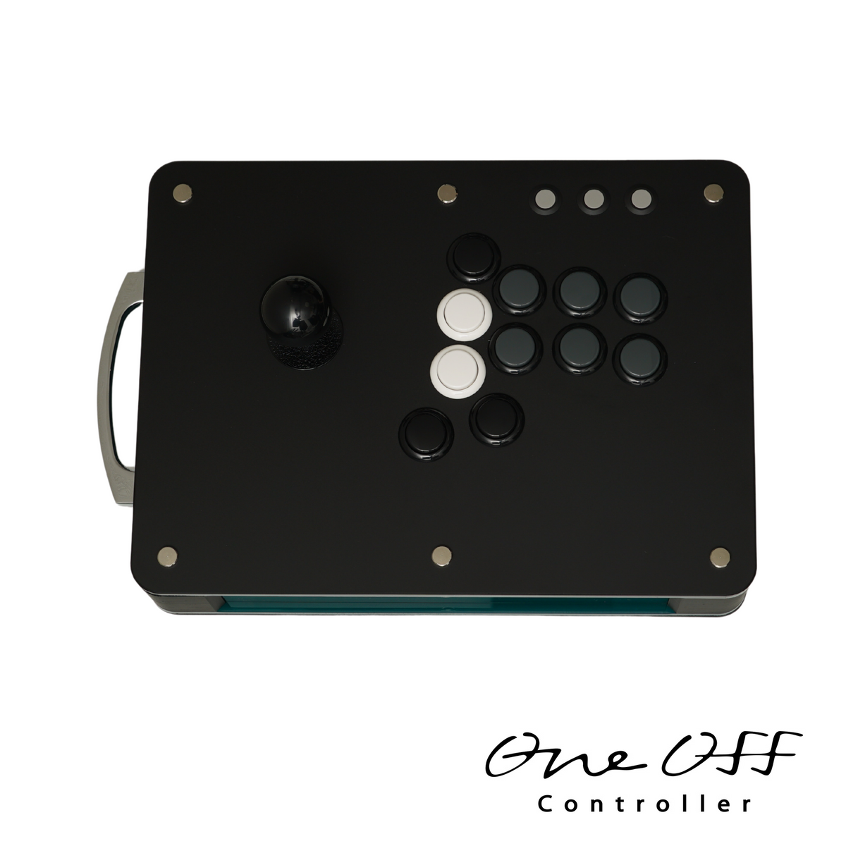 カスタムコントローラー 片面マットブラック×ビリジャン｜製作事例 #1654｜One-Off Controller