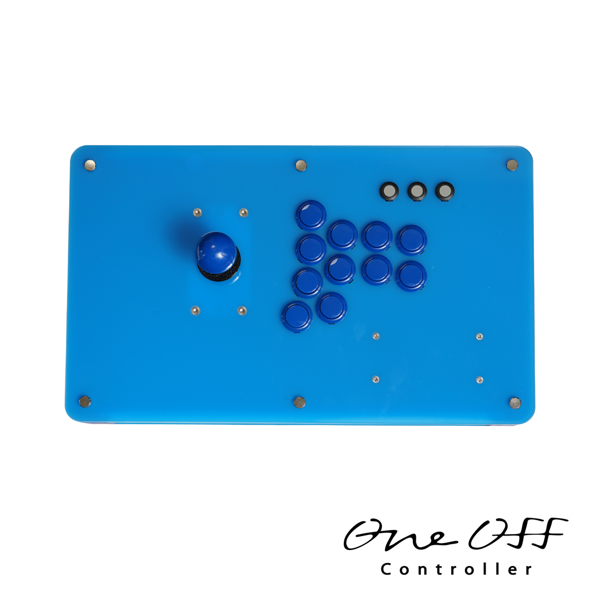 アケコン V3 クリア×ホワイト｜製作事例 #2027｜One-Off Controller