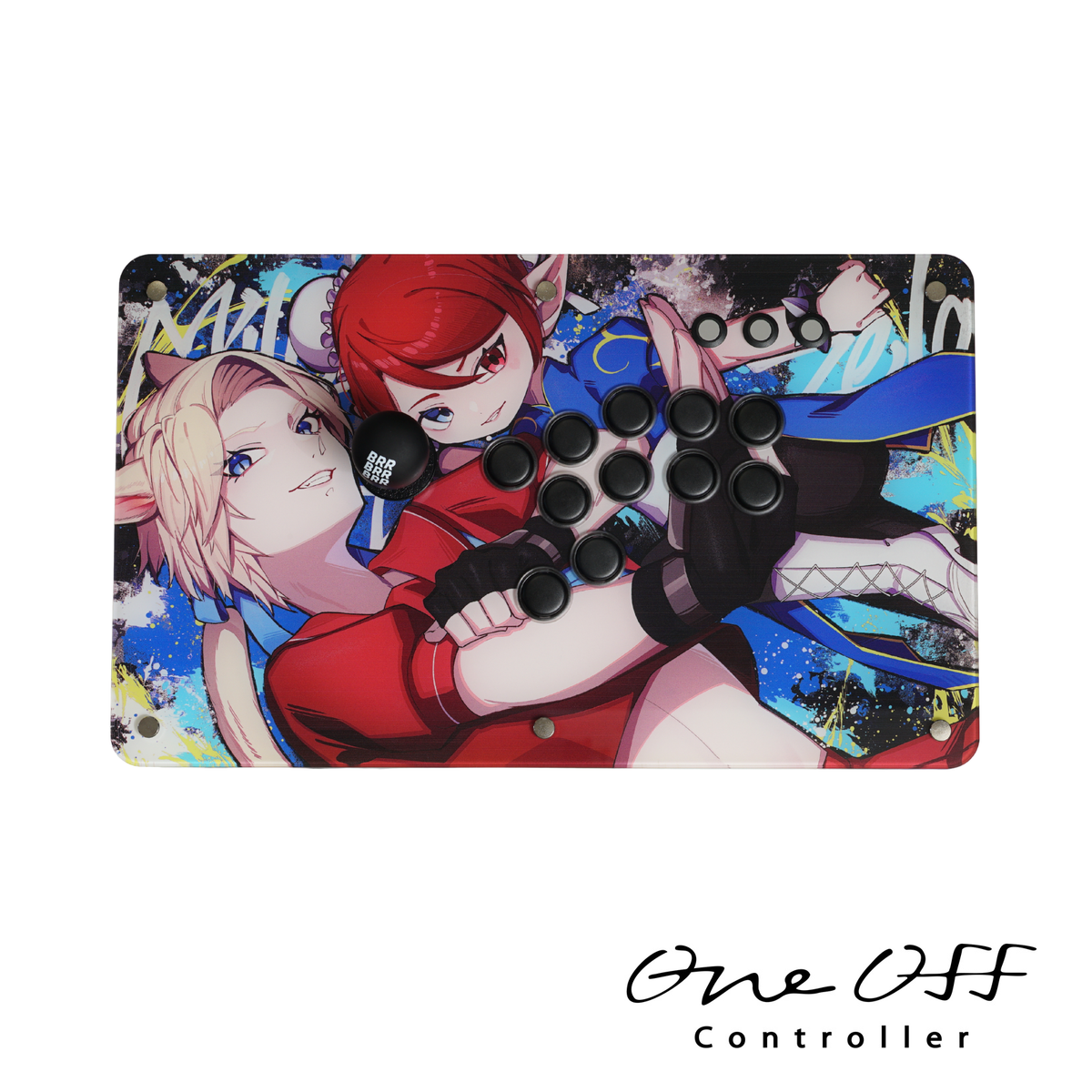アケコン V3 クリア×マットブラック｜製作事例 #2035｜One-Off Controller