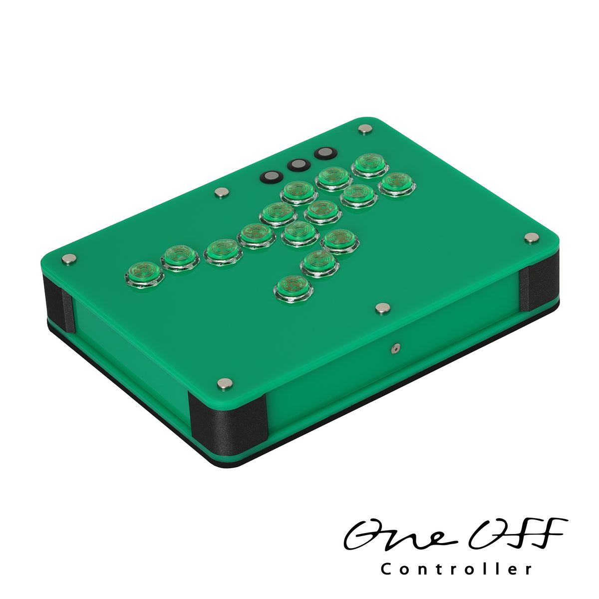 カスタムコントローラー エメラルドグリーン×エメラルドグリーン｜製作事例 #1156｜One-Off Controller