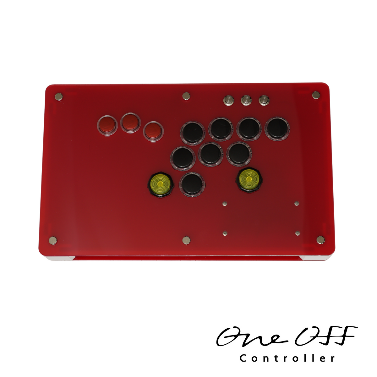 カスタムコントローラー クリア×レッド｜製作事例 #1770｜One-Off Controller