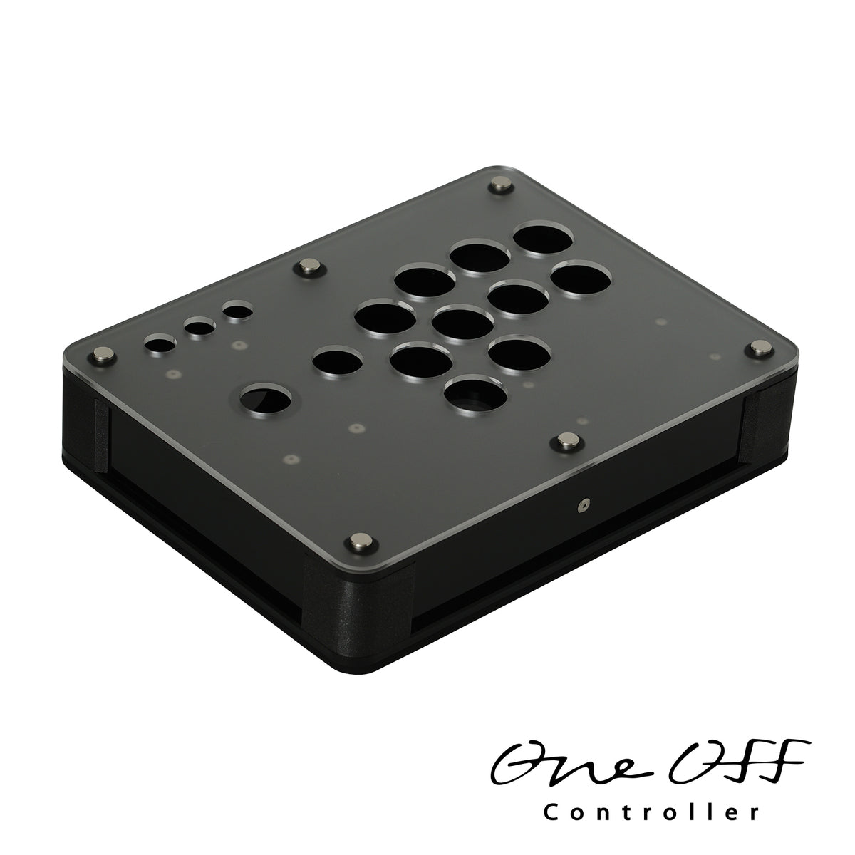 カスタムコントローラー 片面マットクリア×黒｜製作事例 #1171｜One-Off Controller