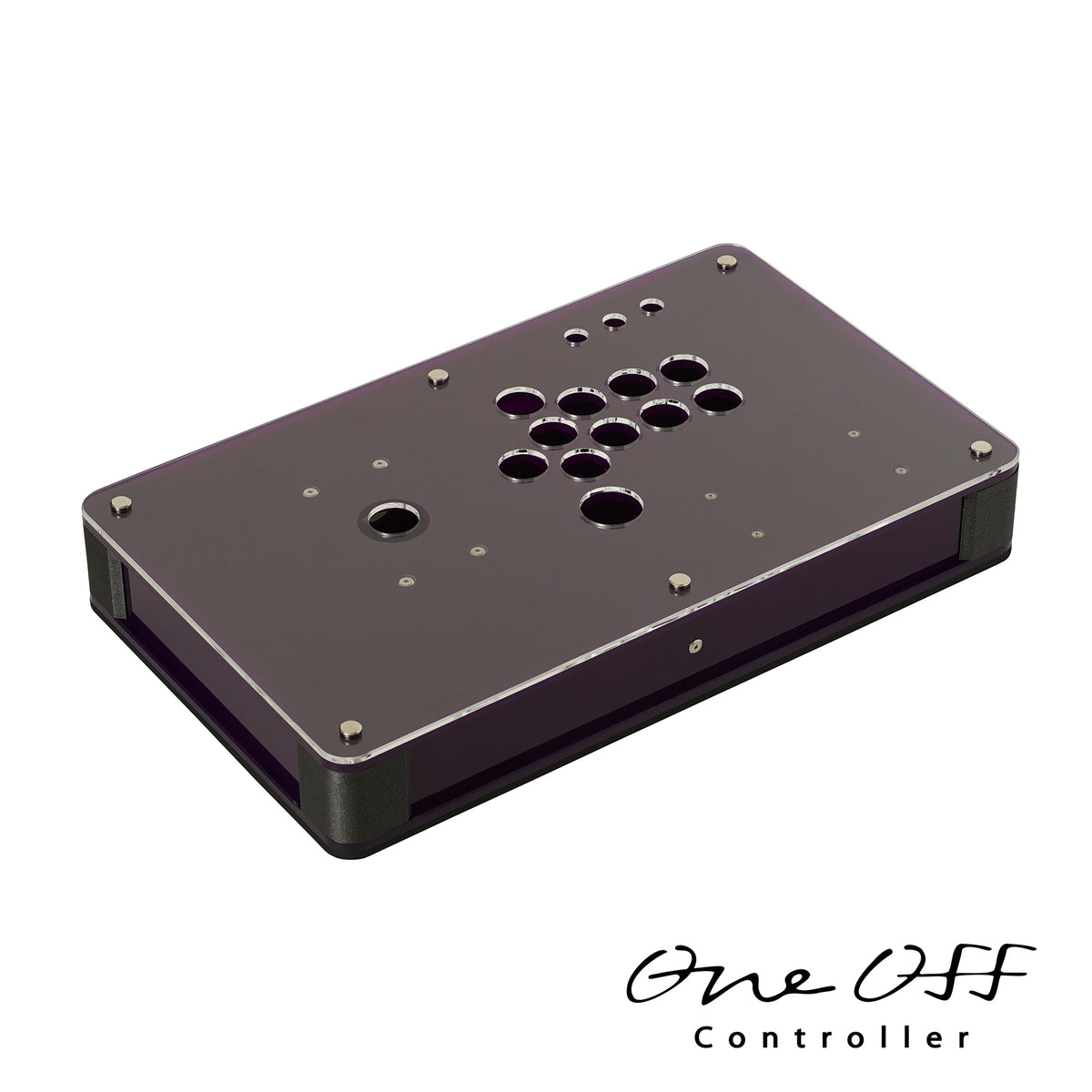 カスタムコントローラー クリア×バイオレット｜製作事例 #1321｜One-Off Controller