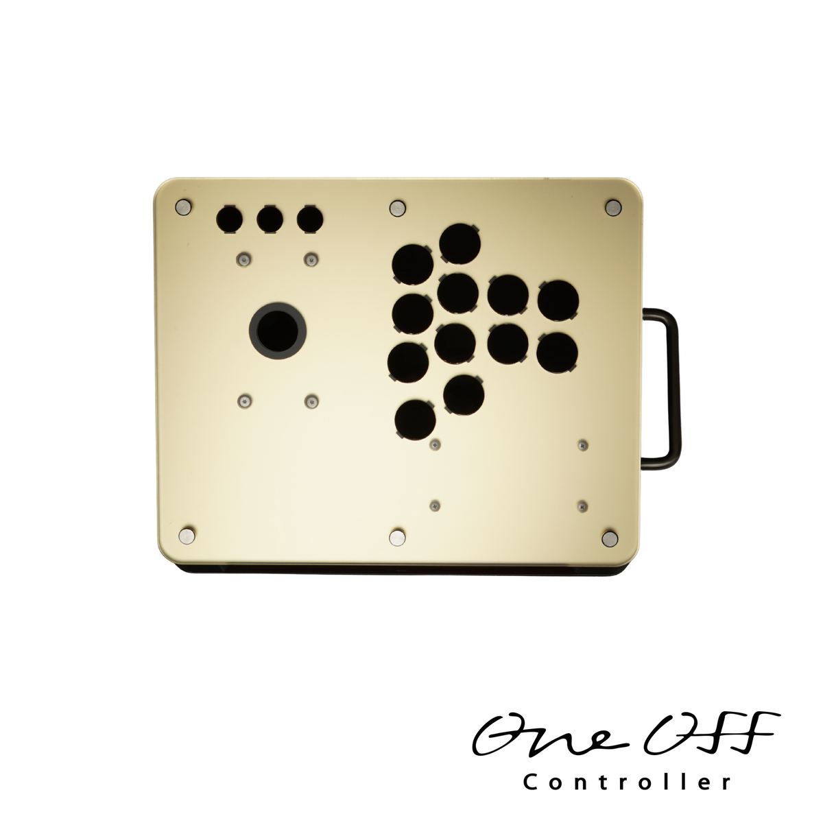 カスタムコントローラー 片面マットクリア×ブラウン｜製作事例 #1910｜One-Off Controller