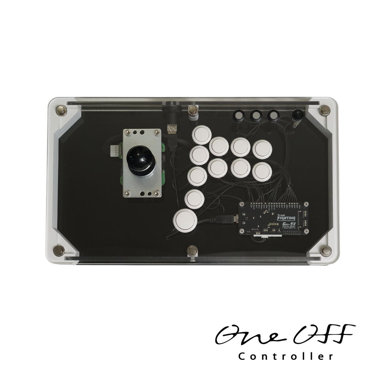 アケコン V3 クリア×クリア｜製作事例 #2113｜One-Off Controller
