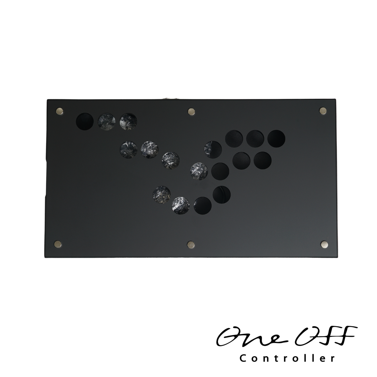 スチール製コントローラー Type-L アート　カラー片面マット　A-19M×マットブラック｜製作事例 #2056｜One-Off Controller