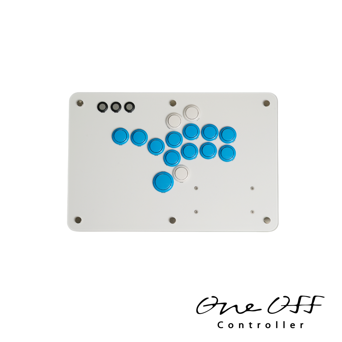 レバーレスコントローラー V3 透明片面マット×クリア｜製作事例 #2101｜One-Off Controller