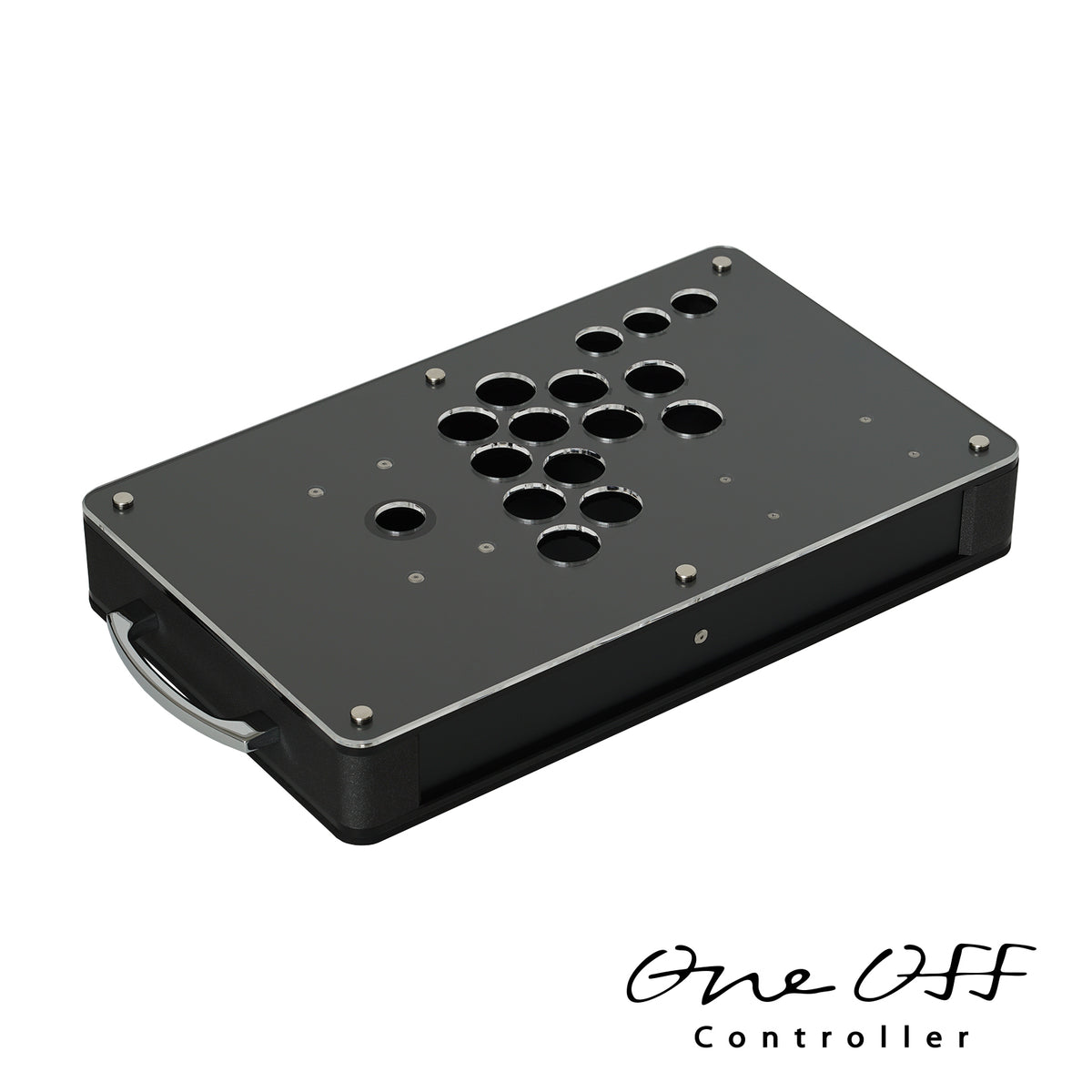 カスタムコントローラー クリア×片面マットブラック｜製作事例 #1163｜One-Off Controller