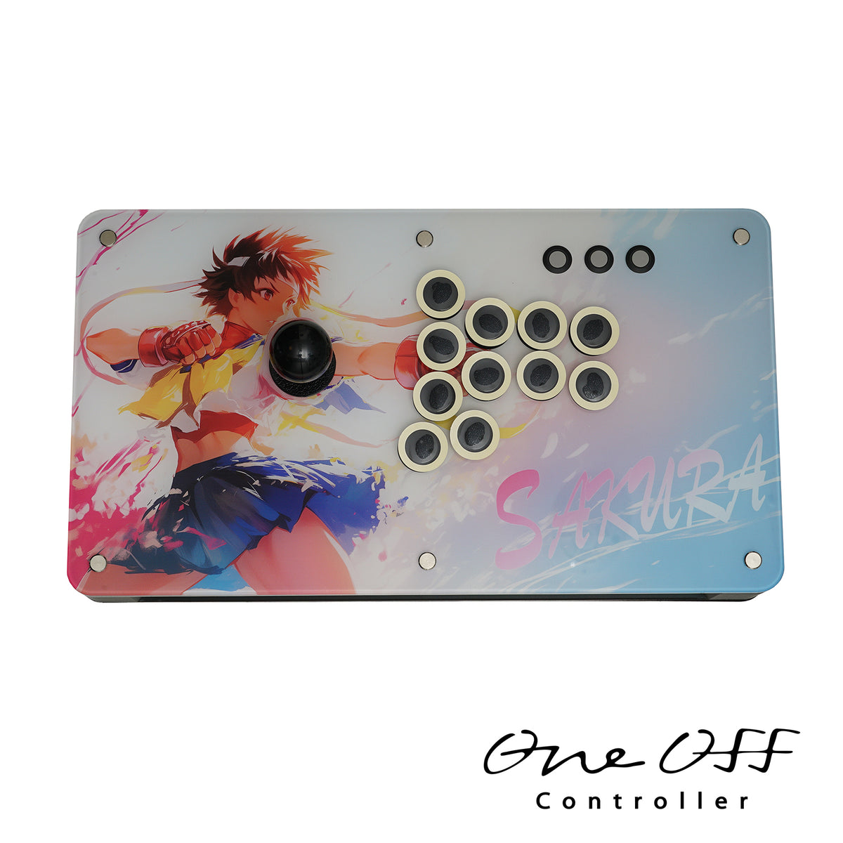カスタムコントローラー クリア×片面マットブラック｜製作事例 #1533｜One-Off Controller