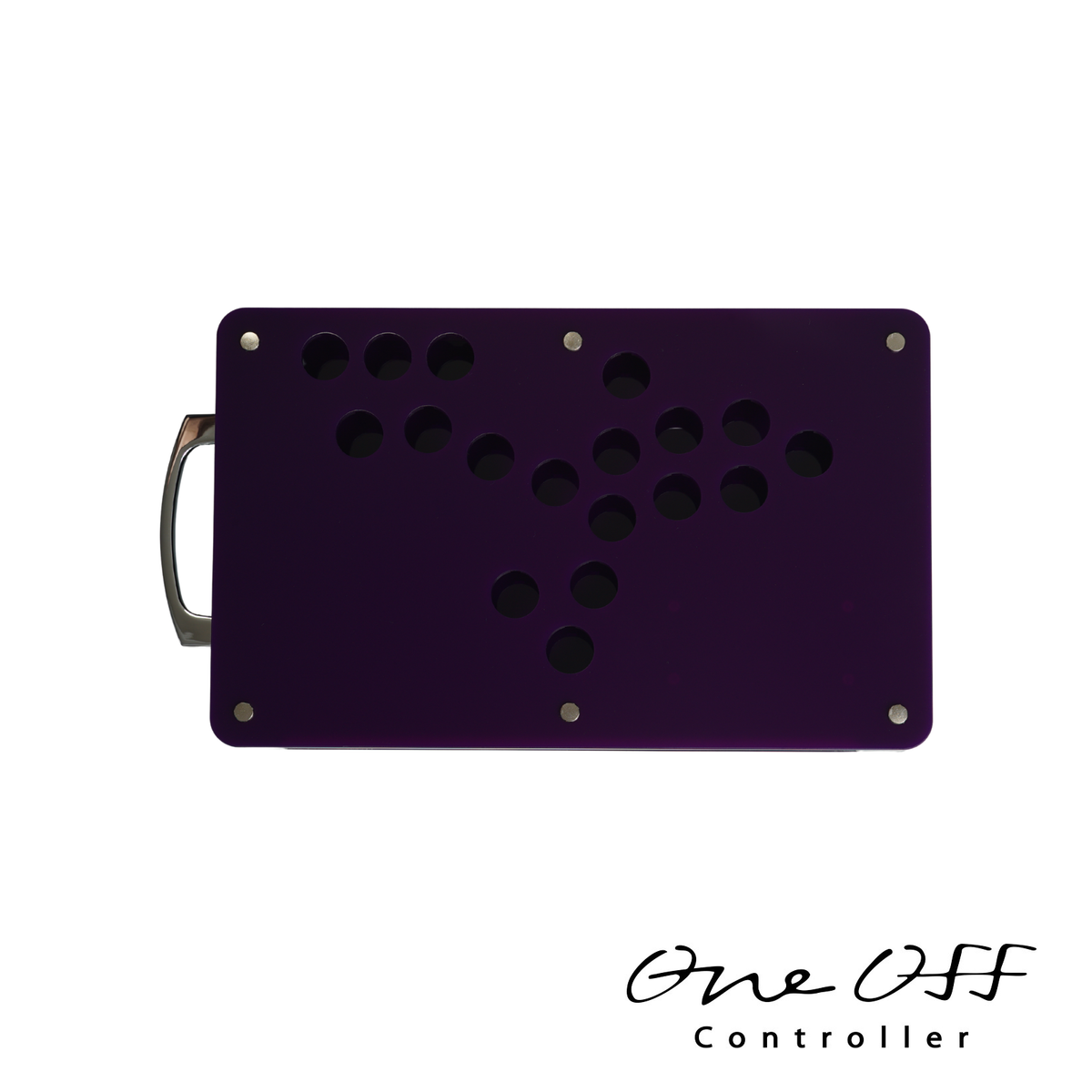 レバーレスコントローラー ケース V3 バイオレット×バイオレット｜製作事例 #2156｜One-Off Controller