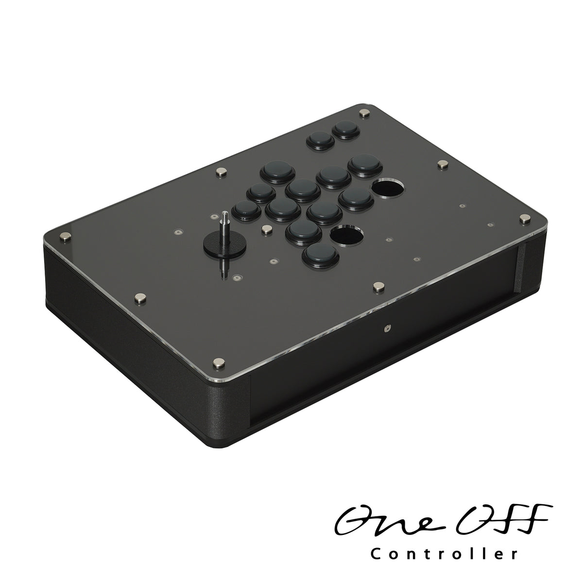 カスタムコントローラー クリア×片面マットブラック｜製作事例 #1117｜One-Off Controller