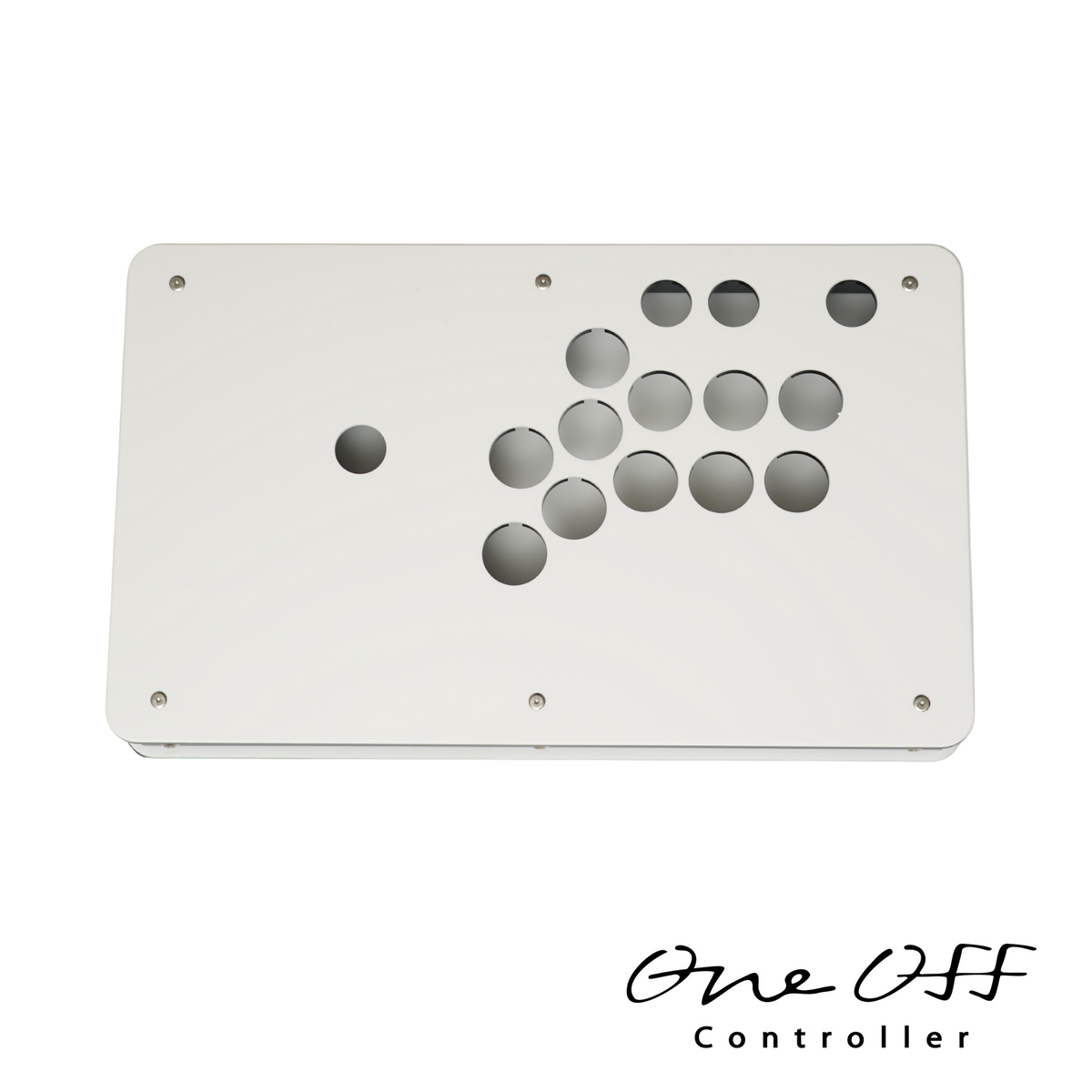 カスタムコントローラー 片面マットホワイト×グレースモーク｜製作事例 #1864｜One-Off Controller
