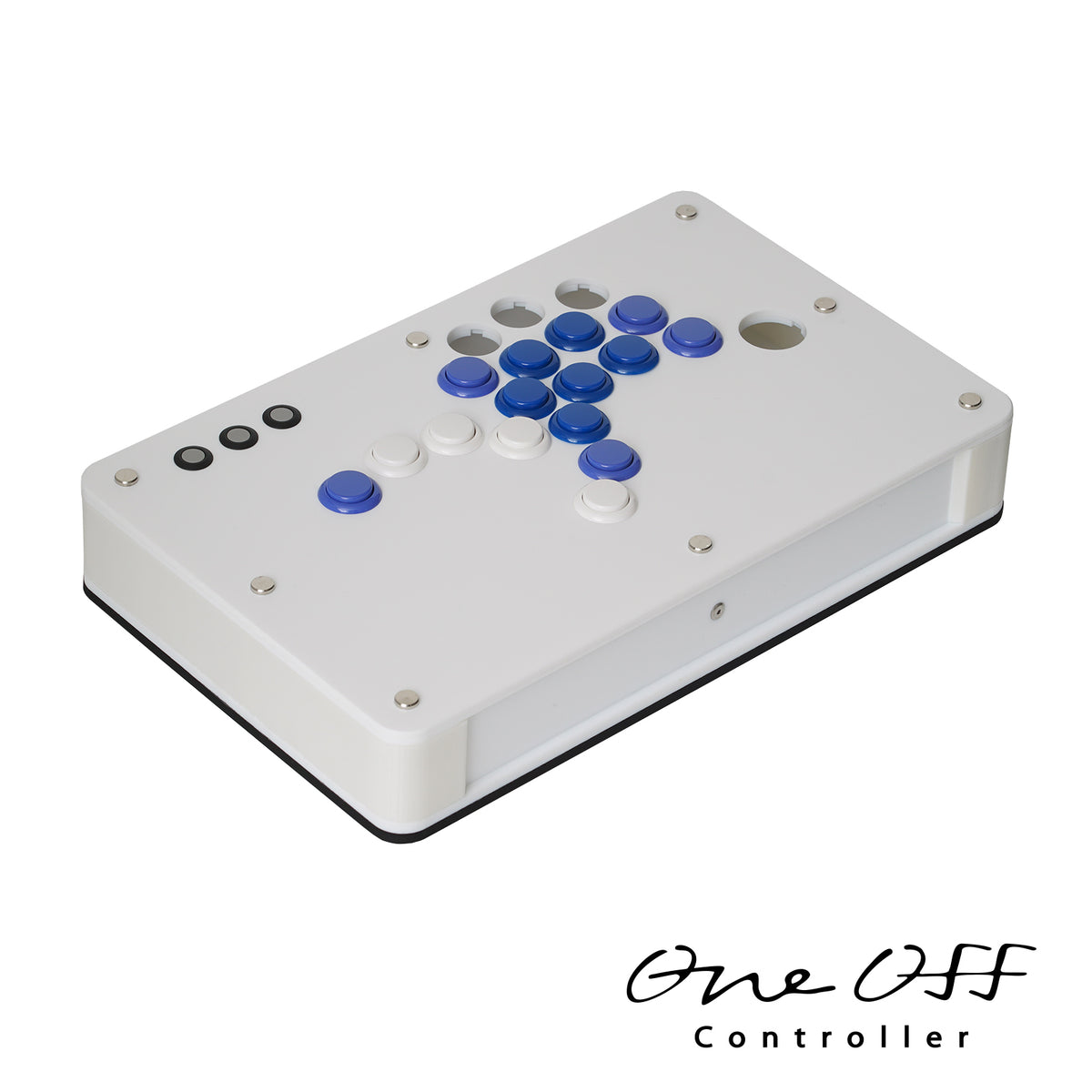 カスタムコントローラー 片面マットホワイト×白｜製作事例 #1110｜One-Off Controller