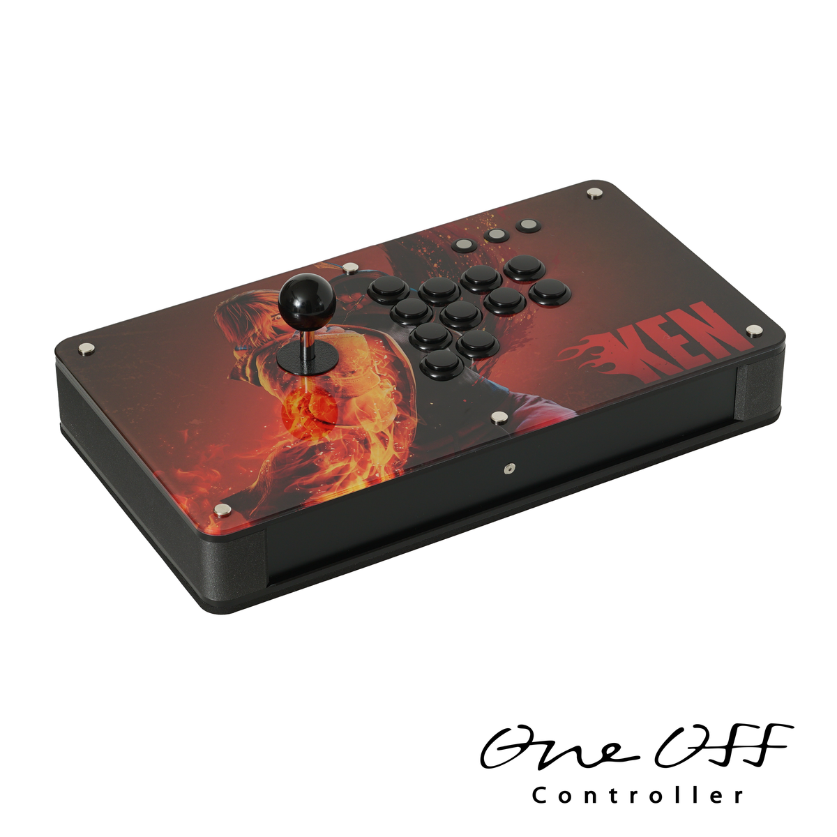 カスタムコントローラー クリア×片面マットブラック｜製作事例 #1384｜One-Off Controller