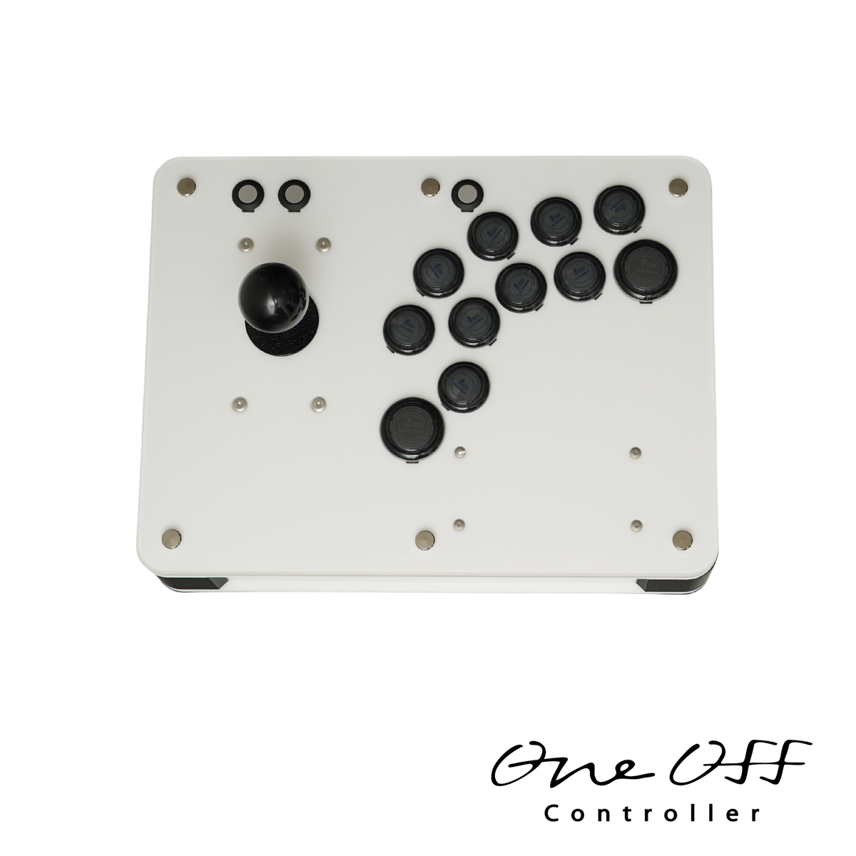 カスタムコントローラー 片面マットクリア×白｜製作事例 #1856｜One-Off Controller