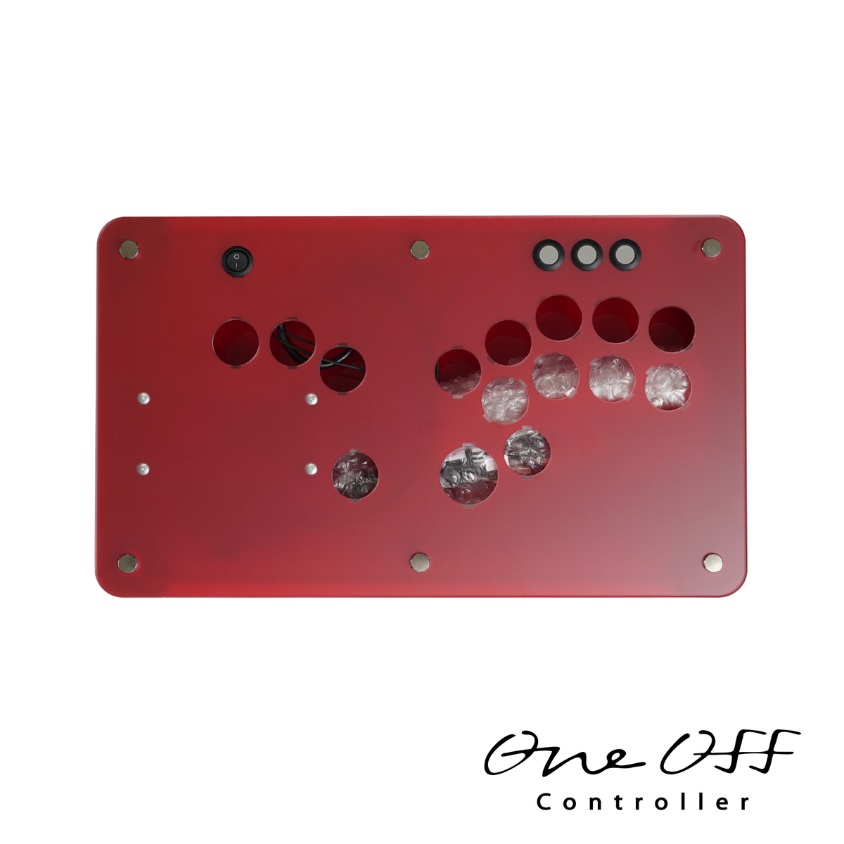 レバーレスコントローラー V3 透明片面マット×透明両面マット｜製作事例 #2011｜One-Off Controller
