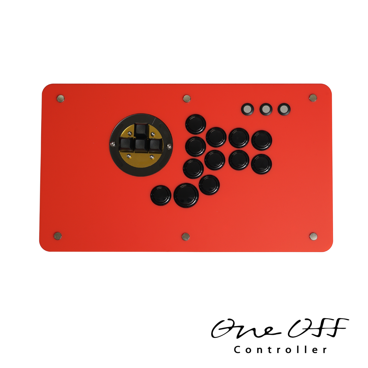 レバーレスコントローラー V1 アート　カラー片面マット　A-92M×マットブラック｜製作事例 #2147｜One-Off Controller