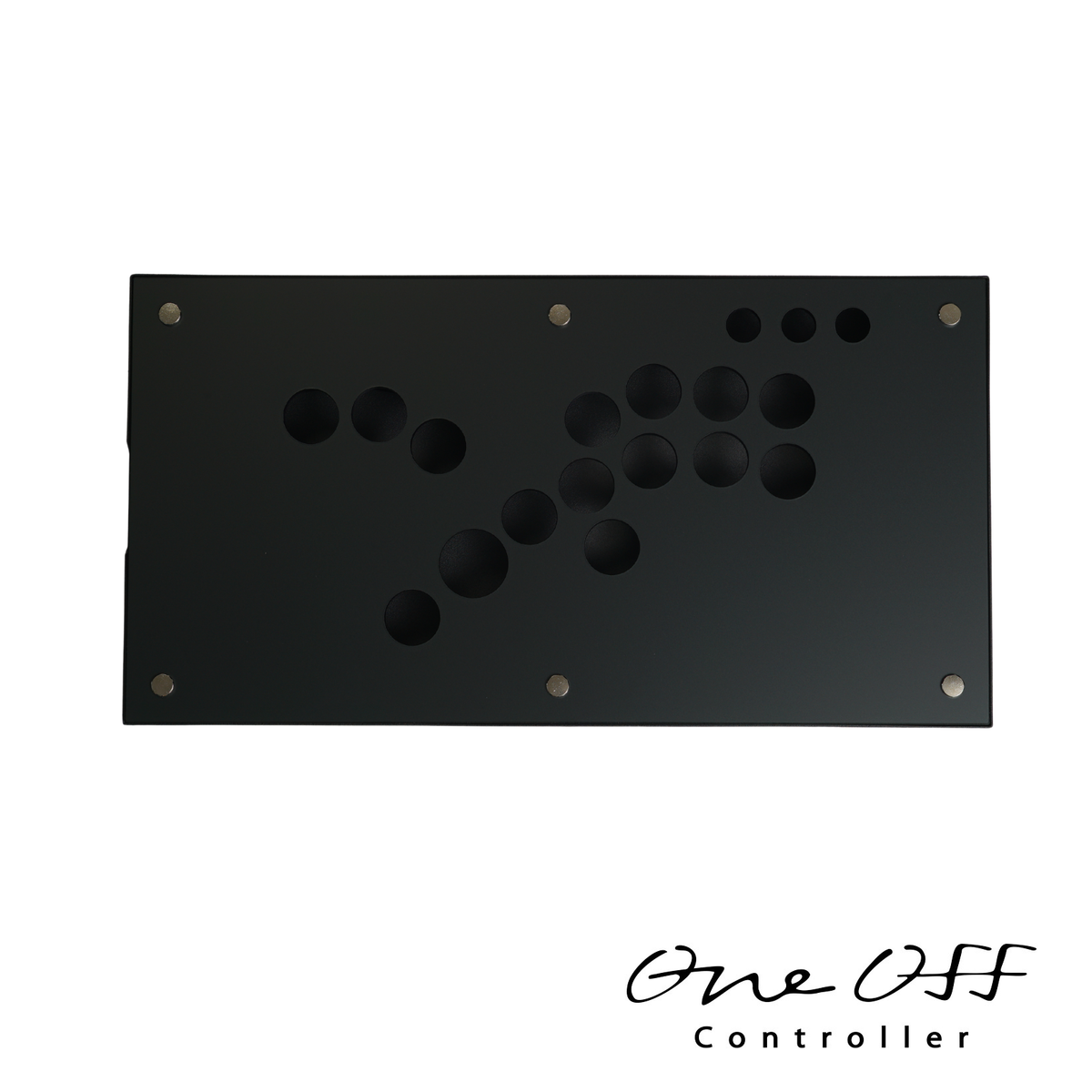 スチール製レバーレスコントローラー ケース Type-S マットブラック×バイオレット｜製作事例 #2124｜One-Off Controller