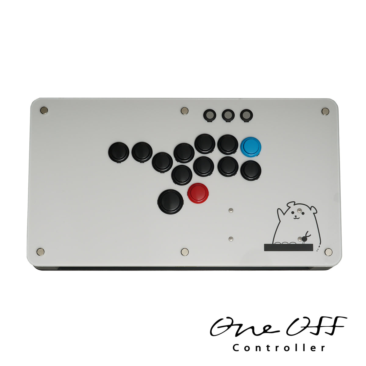 カスタムコントローラー クリア×片面マットブラック｜製作事例 #1527｜One-Off Controller