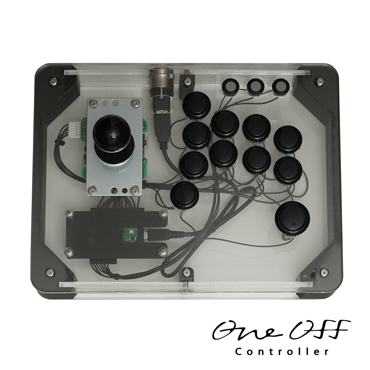 カスタムコントローラー クリア×クリア｜製作事例 #1512｜One-Off Controller