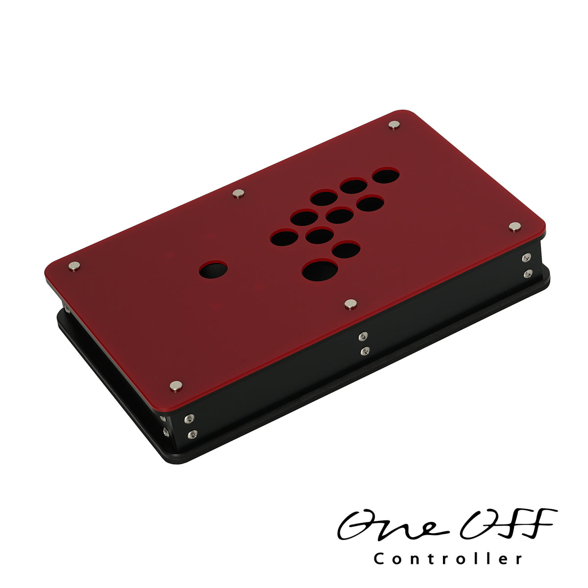 カスタムコントローラー レッド×片面マットブラック｜製作事例 #1427｜One-Off Controller
