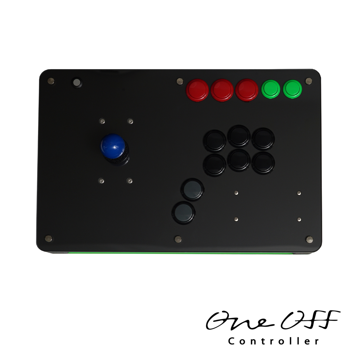アケコン V2 クリア×マットブラック｜製作事例 #2006｜One-Off Controller