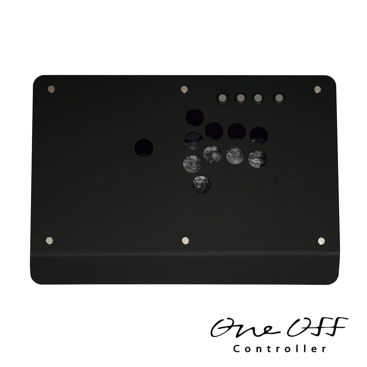 カスタムコントローラー 片面マットブラック×バイオレット｜製作事例 #1508｜One-Off Controller
