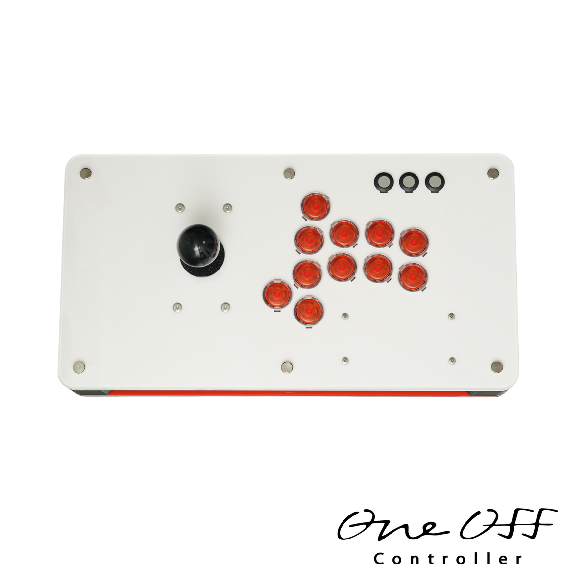 アケコン V3 クリア×ブラック｜製作事例 #1982｜One-Off Controller