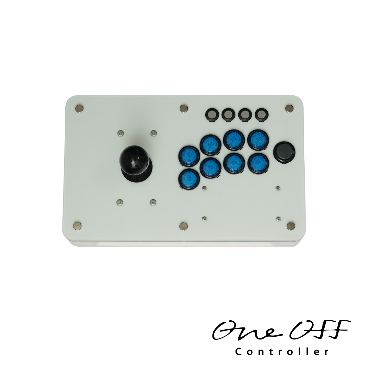 アケコン V3 ガラスカラー×ホワイト｜製作事例 #1984｜One-Off Controller